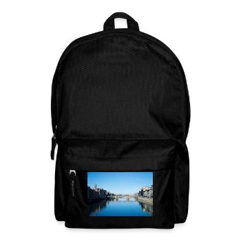 Bridges of Florence Italy V - Backpack - black - Front