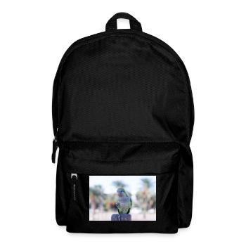Perroquet de moine - Sac à dos - noir - Devant