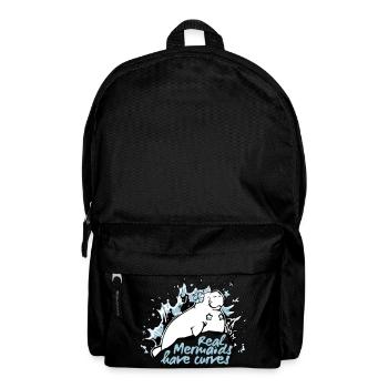 Manati Mermaid - Meerjungfrau Seekuh - Rucksack - Schwarz - Vorne