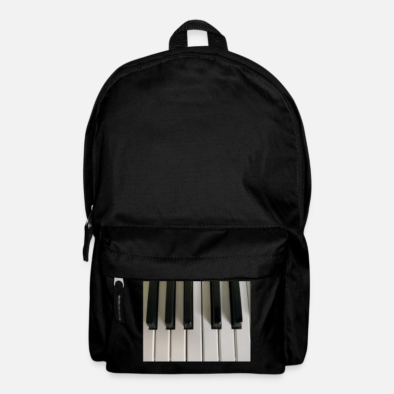 Klaviertasten - Rucksack - Schwarz