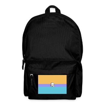 Kopf des Mannes - Rucksack - Schwarz - Vorne