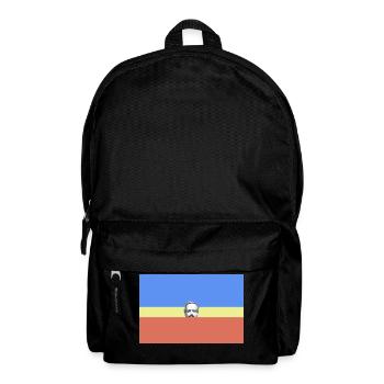 Kopf des Mannes - Rucksack - Schwarz - Vorne