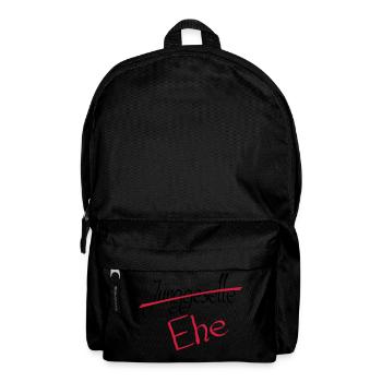 junggeselle 2 - Rucksack - Schwarz - Vorne