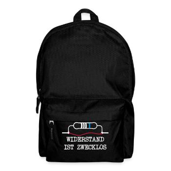 Resistance is futile - Backpack - black - Front