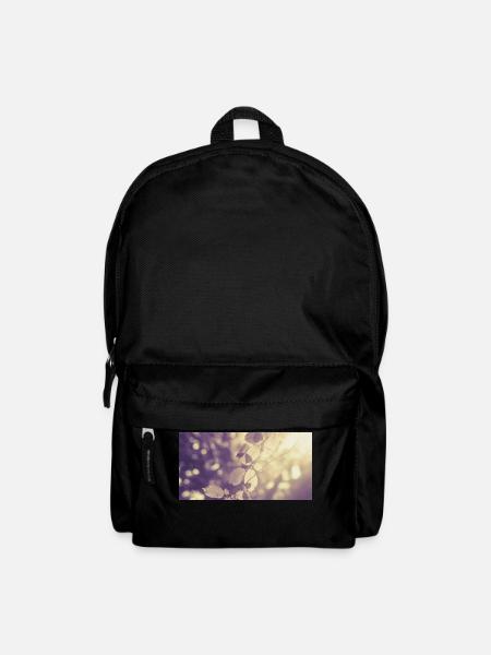 Zweig in Gegenlicht - Rucksack - Schwarz