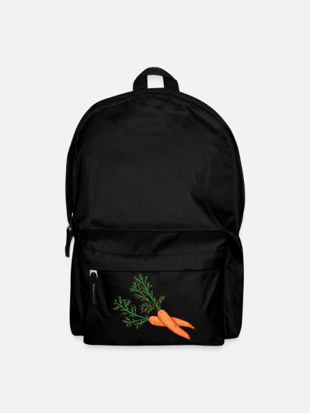 Möhren Mohrrüben Karotten Rüebli Wurzeln Riebli - Rucksack - Schwarz