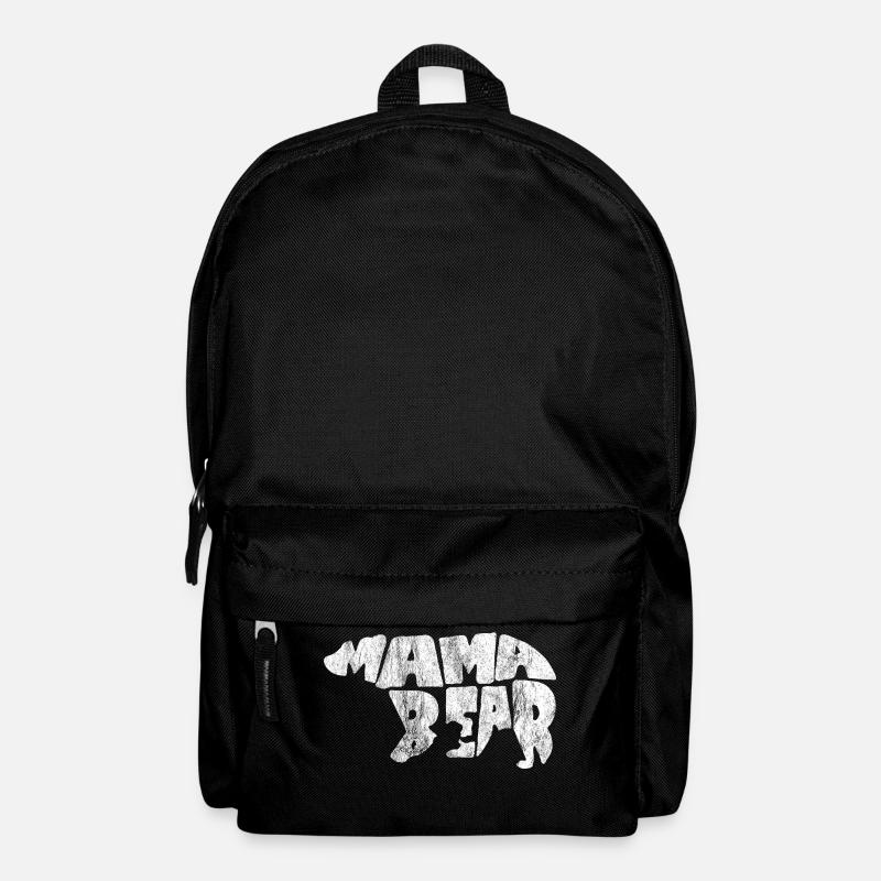 Mama Bear Mama Bär Geschenk Muttertag Mutter - Rucksack - Schwarz
