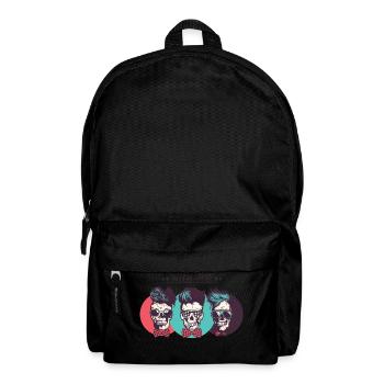 Kopf des Todes Hipster modernen Schädel Kran Lünette - Rucksack - Schwarz - Vorne