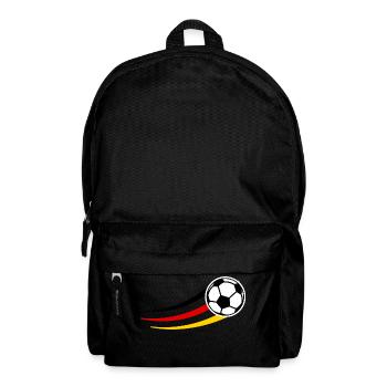FUSSBALL DEUTSCHLAND WM Shirt Geschenk Vintage - Rucksack - Schwarz - Vorne