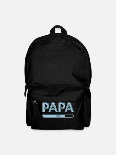 pregnant papa pregnancy - Backpack - black