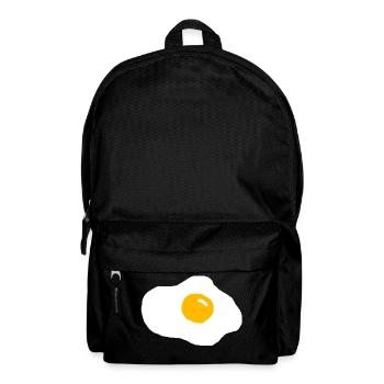 fried egg - Backpack - black - Front
