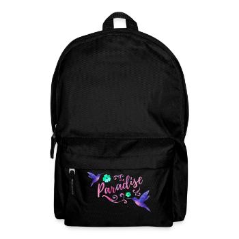 Paradise watercolor - Backpack - black - Front