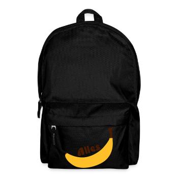all banana - Backpack - black - Front