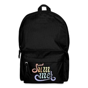 Retro Sommer - Rucksack - Schwarz - Vorne