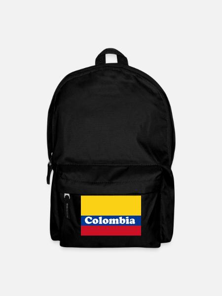 Colombia Kolumbien Flagge Fahne Geschenk - Rucksack - Schwarz