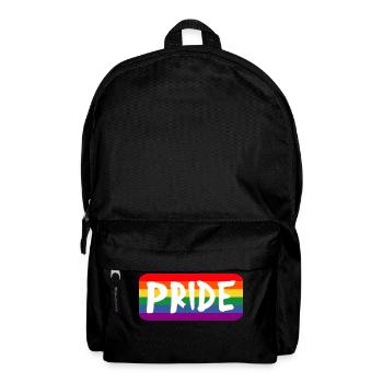 Fierté arc-en-ciel - Sac à dos - noir - Devant