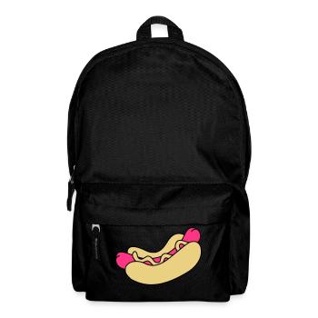 hot dog - Backpack - black - Front