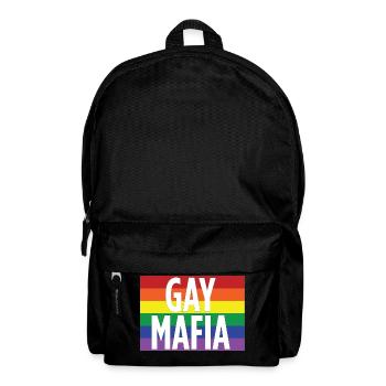 Gay Mafia - Rucksack - Schwarz - Vorne