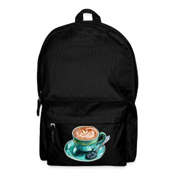 latte macchiato - Backpack - black - Front