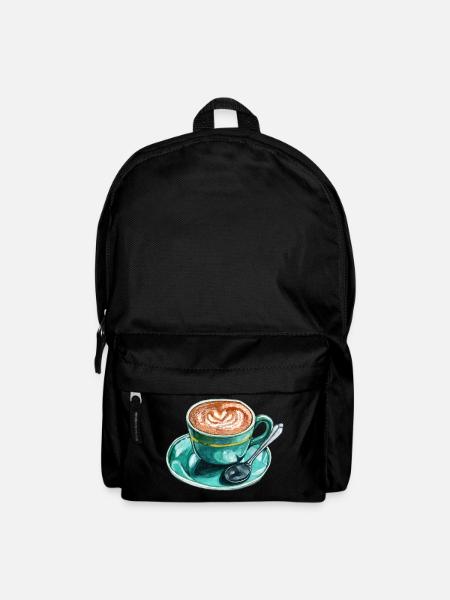 Latte Macchiato - Rucksack - Schwarz