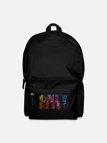 Only retro - Backpack - black