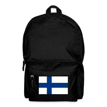 Finnish flag - Backpack - black - Front