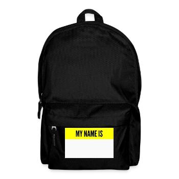 Mon nom est Mon nom est le nom - Sac à dos - noir - Devant
