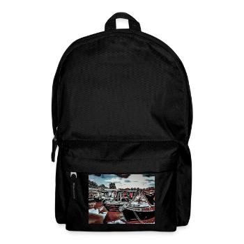 Kanal-Boots-Jachthafen, Northampton - Rucksack - Schwarz - Vorne