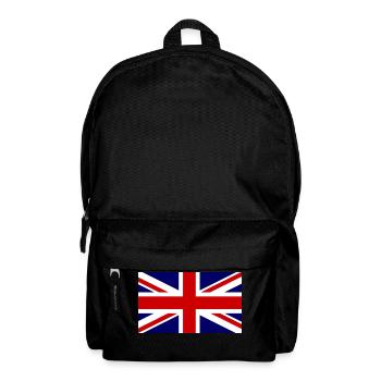 Großbritannien Flagge, Englandfahne, great britain - Rucksack - Schwarz - Vorne