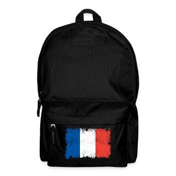 Drapeau de la France, France, drapeau de la France - Sac à dos - noir - Devant