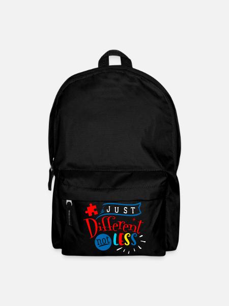 Autismus Autist ADHS Autism Asperger Geschenk - Rucksack - Schwarz