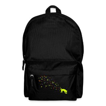 Hund Dreck - Rucksack - Schwarz - Vorne