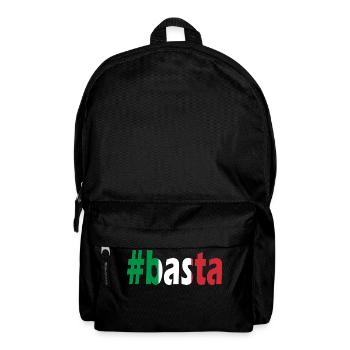 Hashtag Basta Ialien Italian Statement - Backpack - black - Front