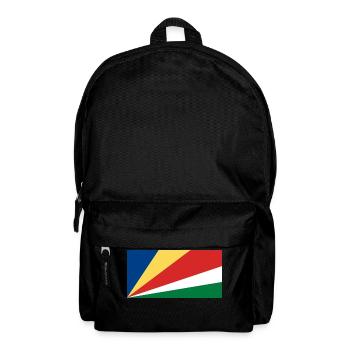 Seychellen Flagge - Rucksack - Schwarz - Vorne