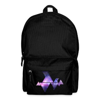 Galaxie Dreiecksfacetten - Rucksack - Schwarz - Vorne
