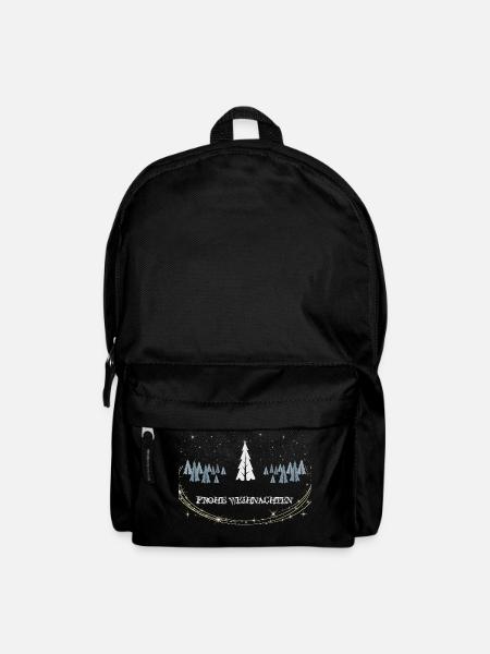 frohe weihanchten - Rucksack - Schwarz