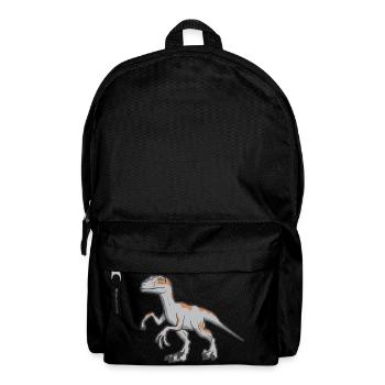Velociraptor Raptor Dinosaurier Dino Geschenk - Rucksack - Schwarz - Vorne