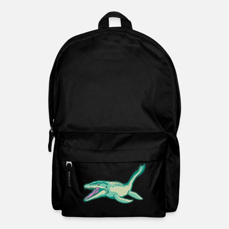 Plesiosaurus dinosaure Dino primitive idée de cadeau - Sac à dos - noir