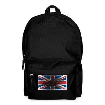 union jack flagge großbritannien ausgewaschen i - Rucksack - Schwarz - Vorne