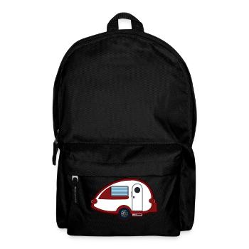 Avec la caravane les vacances de rêve - Sac à dos - noir - Devant