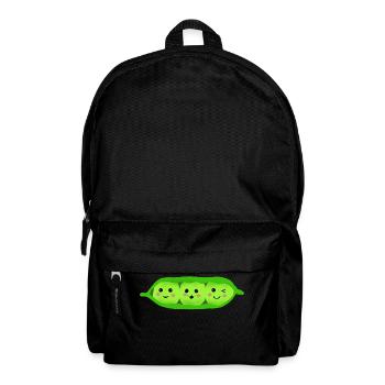 three pea in a pod - Rucksack - Schwarz - Vorne