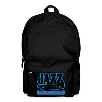 jazz is my life - Sac à dos - noir - Devant