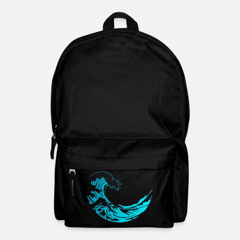GRANDE VAGUE DE KANAGAWA - Sac à dos - noir