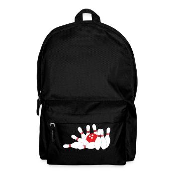 jeu de quilles - Sac à dos - noir - Devant