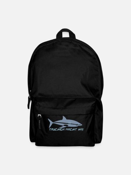 tauchenmachthai Tauchen macht Hai - Taucher - Rucksack - Schwarz