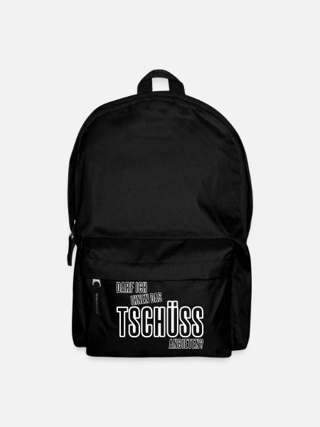 Tschüss anbieten - Rucksack - Schwarz