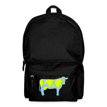 Kuh Vektor gefleckt - Rucksack - Schwarz - Vorne