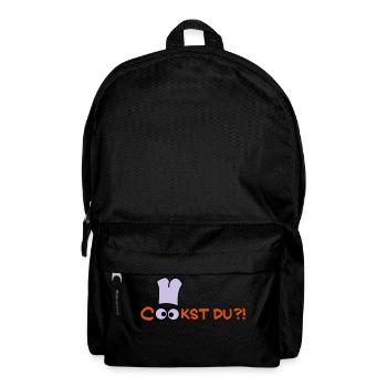 Cook st Du? - Rucksack - Schwarz - Vorne