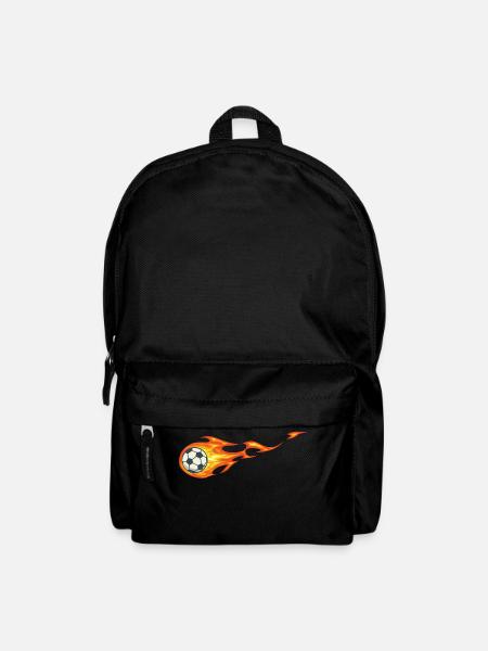 Feuerball - Rucksack - Schwarz