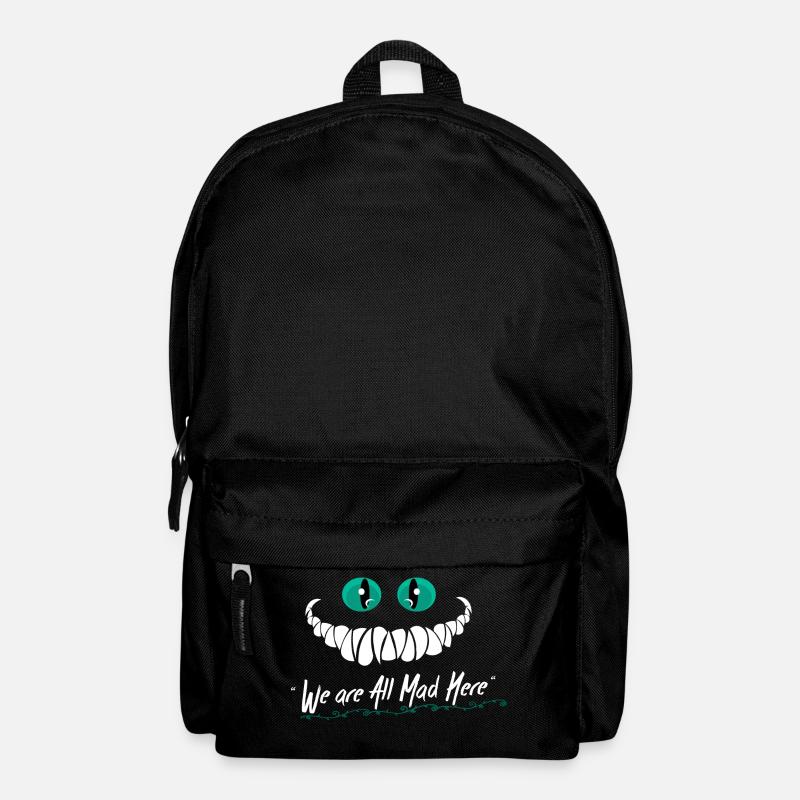 Wir sind alle Mad Here - Rucksack - Schwarz